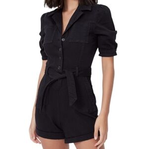 PAIGE Mayslie Romper Washed Black sz 8